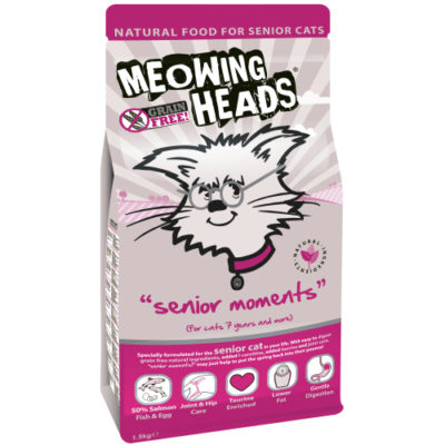 Meowing Heads Senior Moments Adult Cat Food Meowing Heads Senior Moments Adult Cat Food